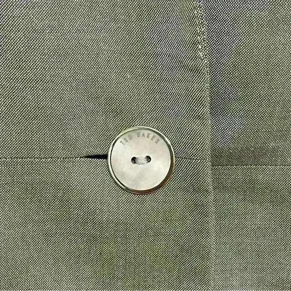 Ted Baker London Working Title Tailored Jacket Blazer Light Gray size 0 Wool - Picture 8 of 16
